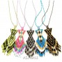 5color fashion necklace balinese miyuki crystal bead pendant